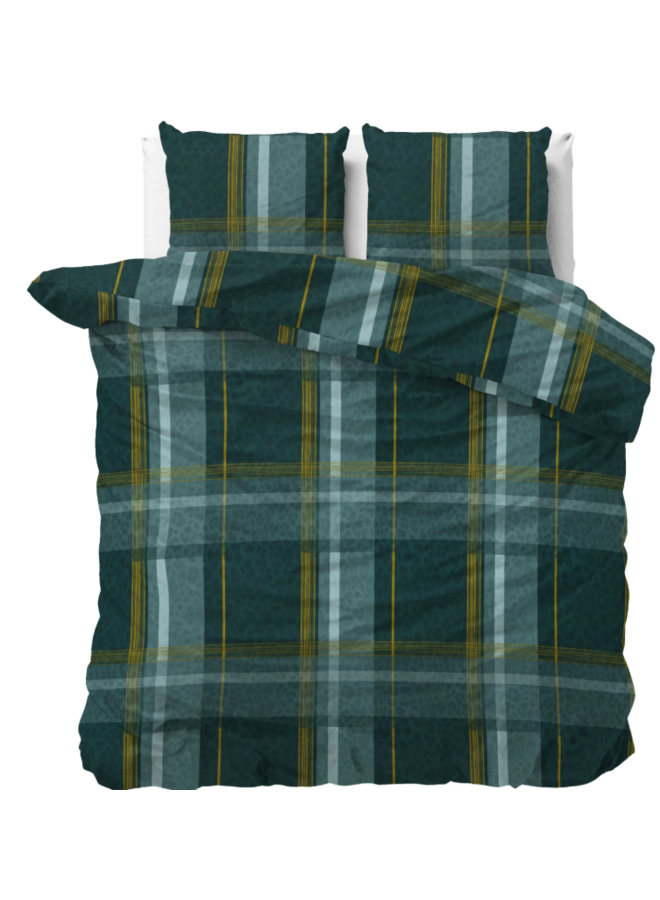 Sleeptime Dekbedovertrek Zoni Groen - Microvezel