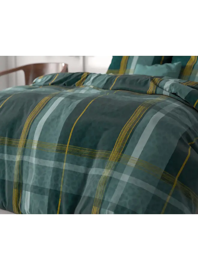 Sleeptime Dekbedovertrek Zoni Groen - Microvezel