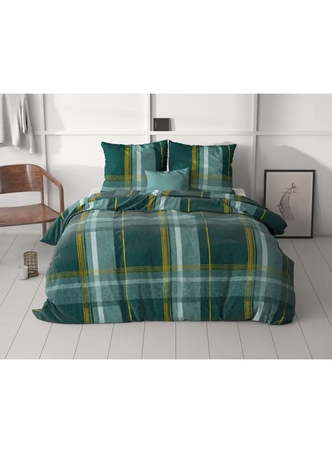 Sleeptime Dekbedovertrek Zoni Groen - Microvezel