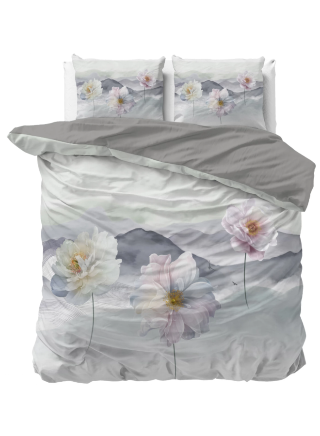 Dekbedovertrek Annique Grijs - Microvezel PL2