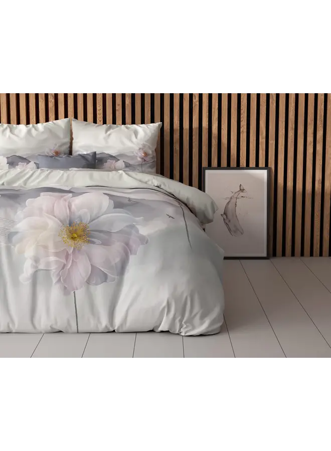 Sleeptime Dekbedovertrek Annique Grijs - Microvezel