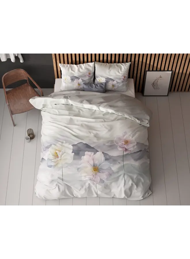 Sleeptime Dekbedovertrek Annique Grijs - Microvezel