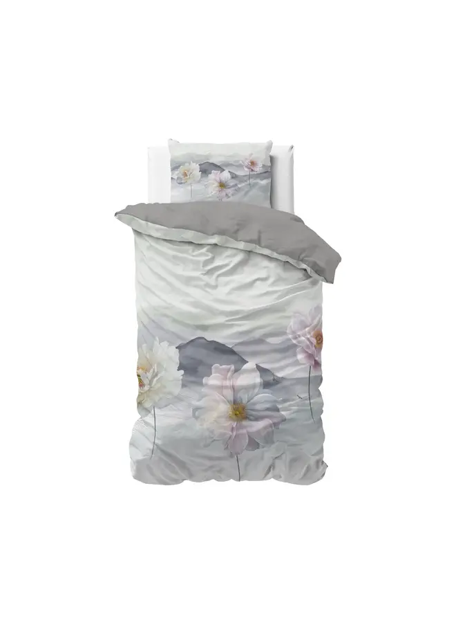Sleeptime Dekbedovertrek Annique Grijs - Microvezel