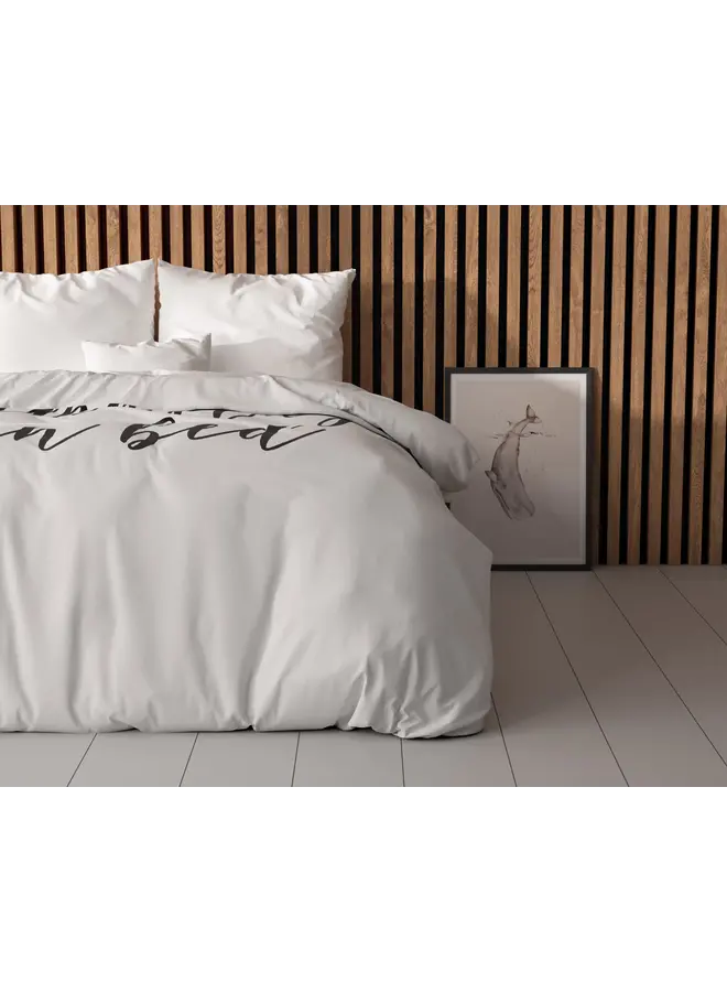 Sleeptime Dekbedovertrek Namastay Wit - Microvezel