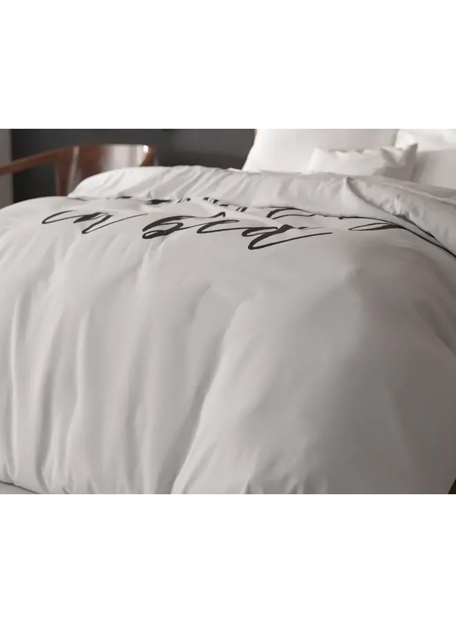 Sleeptime Dekbedovertrek Namastay Wit - Microvezel