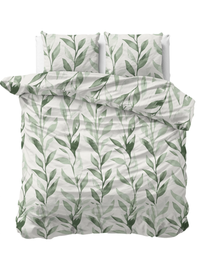 Dekbedovertrek Urban Greenhouse Groen - Katoen