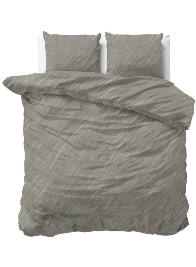 Dekbedovertrek Mellow Stone Grijs - Katoen PL3