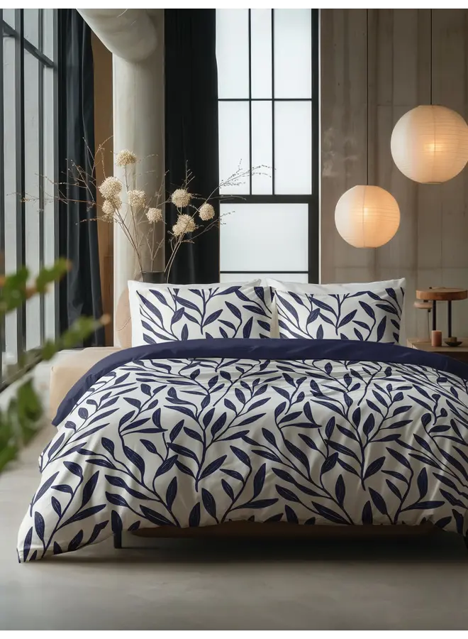 Sleeptime Dekbedovertrek Blue Willow Blauw - Katoen