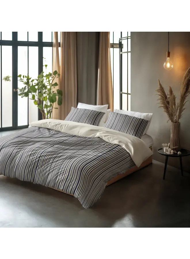 Sleeptime Katoen Dekbedovertrek Blue Regatta Blauw - Katoen