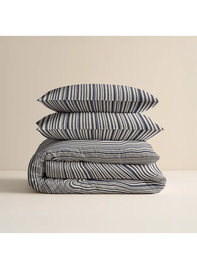 Sleeptime Katoen Dekbedovertrek Blue Regatta Blauw - Katoen