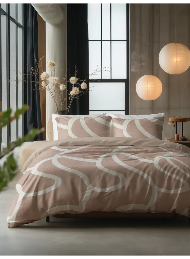 Sleeptime Katoen Dekbedovertrek Perzik