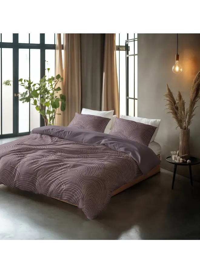 Sleeptime Dekbedovertrek Dreamscape Paars - Katoen