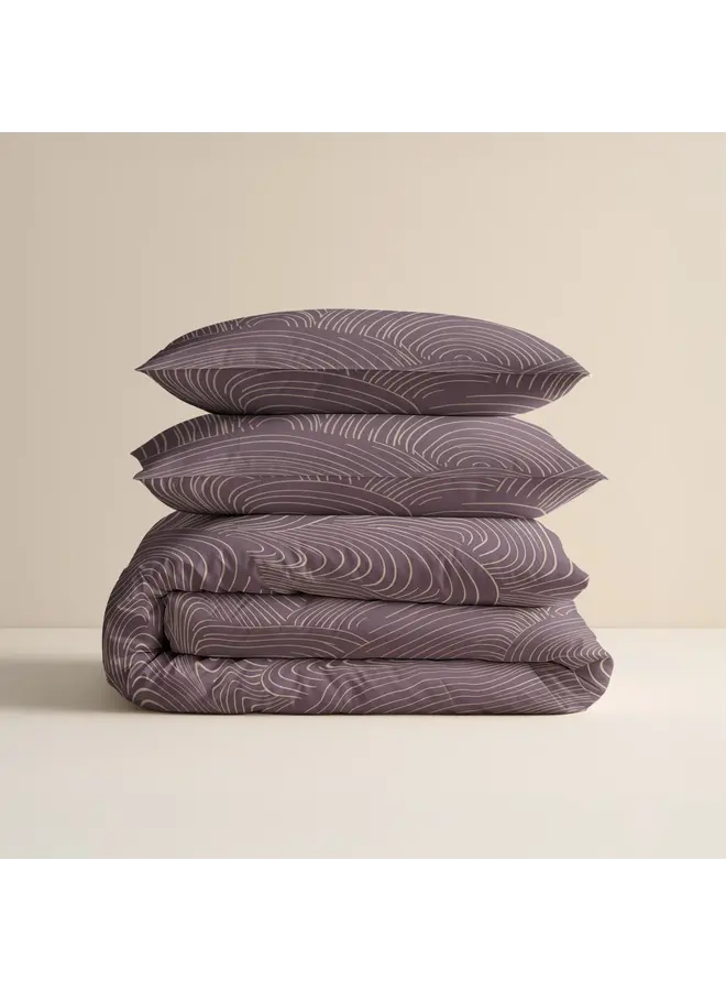 Sleeptime Dekbedovertrek Dreamscape Paars - Katoen