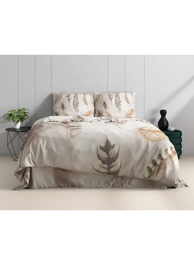 Dreamhouse Dekbedovertrek Furtails Zand - Katoen