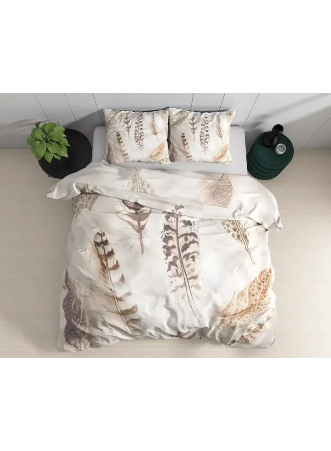 Dreamhouse Dekbedovertrek Furtails Zand - Katoen