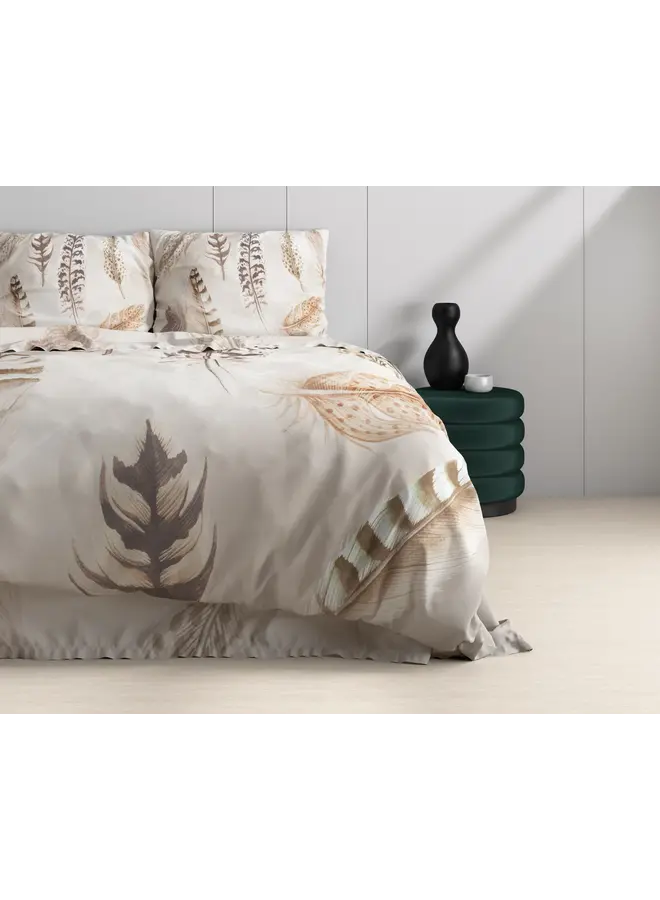 Dreamhouse Dekbedovertrek Furtails Zand - Katoen