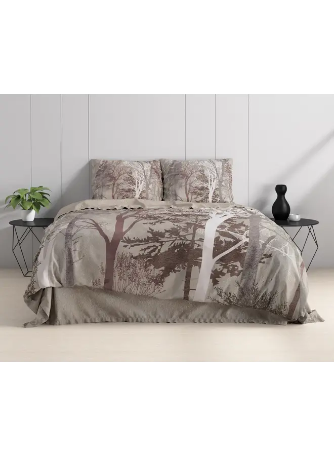 Dreamhouse Dekbedovertrek Indre Grijs - Katoen