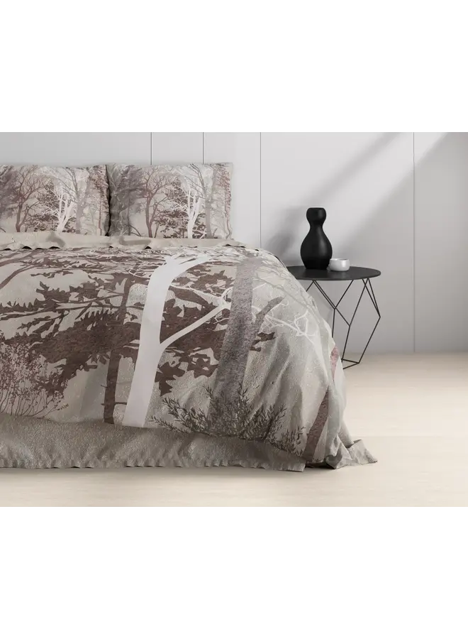 Dreamhouse Dekbedovertrek Indre Grijs - Katoen