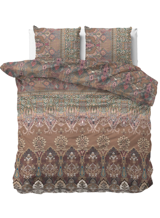 Sleeptime Dekbedovertrek Berna Bruin - Blended Katoen