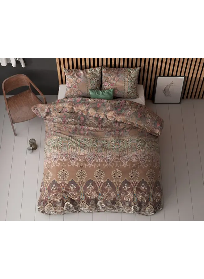 Sleeptime Dekbedovertrek Berna Bruin - Blended Katoen