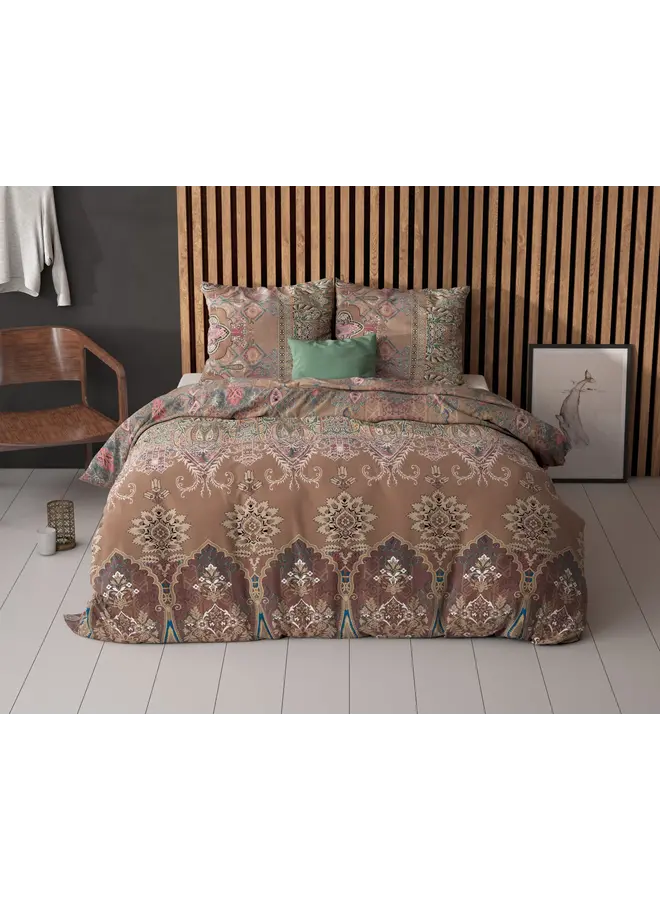 Sleeptime Dekbedovertrek Berna Bruin - Blended Katoen