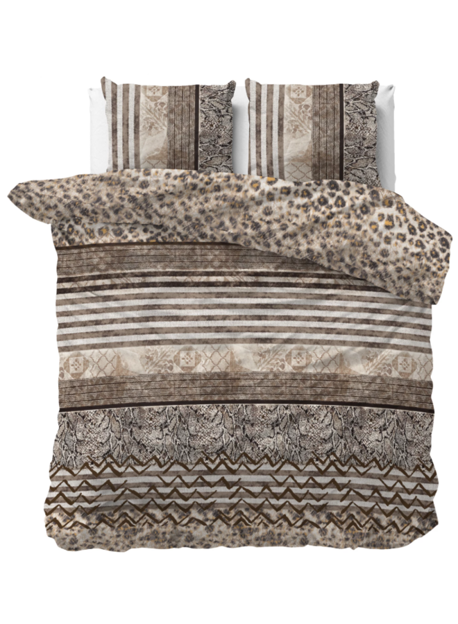 Sleeptime Dekbedovertrek Cozy Panther Bruin - Blended Katoen