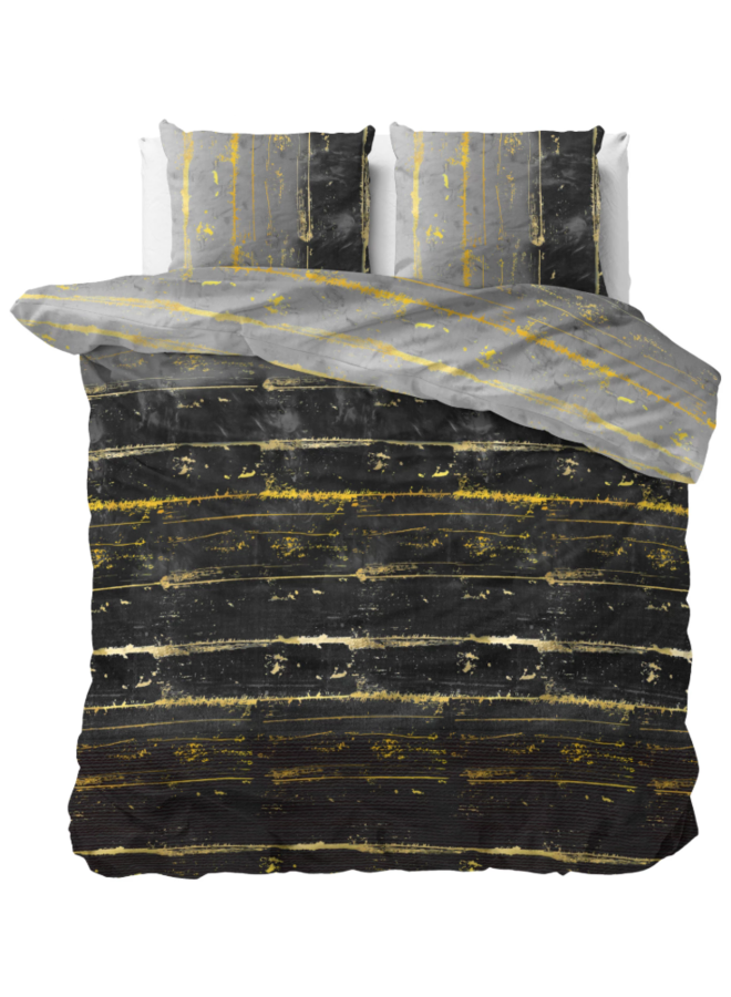 Blended Katoen Dekbedovertrek Antraciet