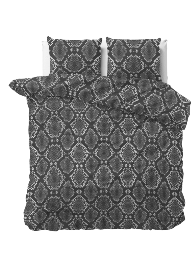 Sleeptime Dekbedovertrek Riley Antraciet - Blended Katoen