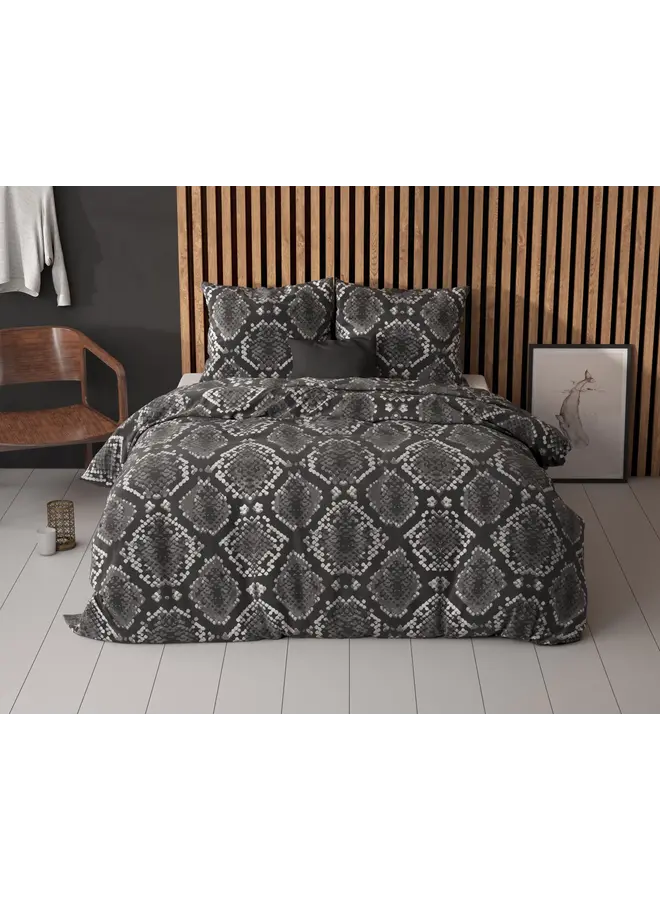 Sleeptime Blended Katoen Dekbedovertrek Antraciet