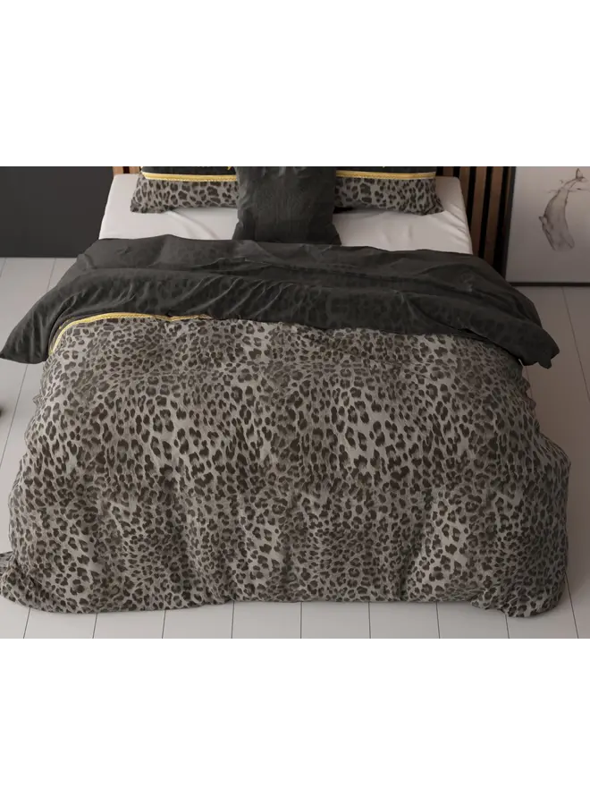 Sleeptime Dekbedovertrek Eternal Love Zwart - Blended Katoen