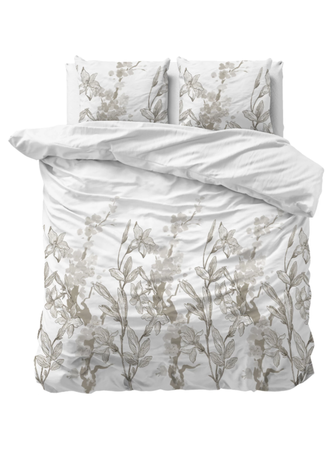 Sleeptime Blended Katoen Dekbedovertrek Wit