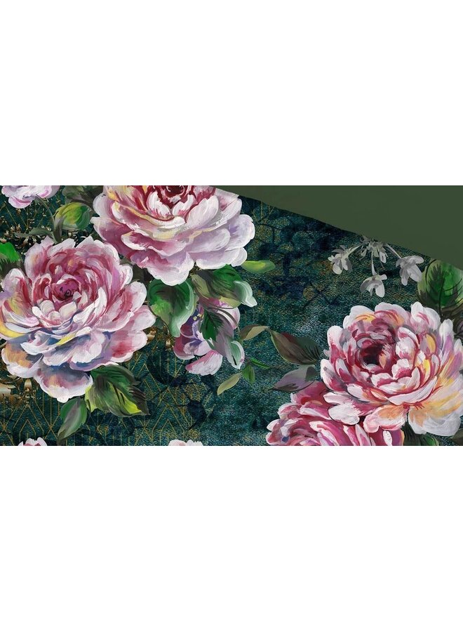 Good Morning Katoen Dekbedovertrek Groen