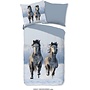 Good Morning Dekbedovertrek Kids Snowhorses Multi - Flanel