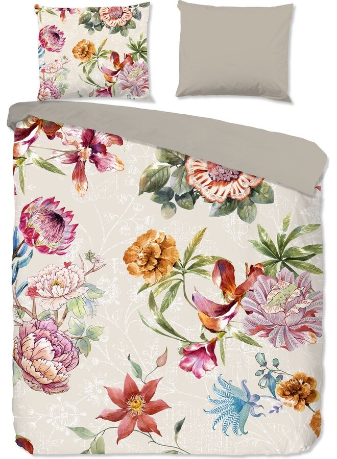 Good Morning Dekbedovertrek Jaimy Zand - Katoen