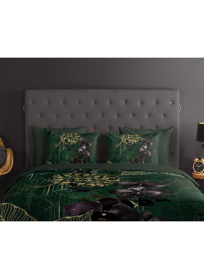 Good Morning Dekbedovertrek Esmee Groen - Katoen