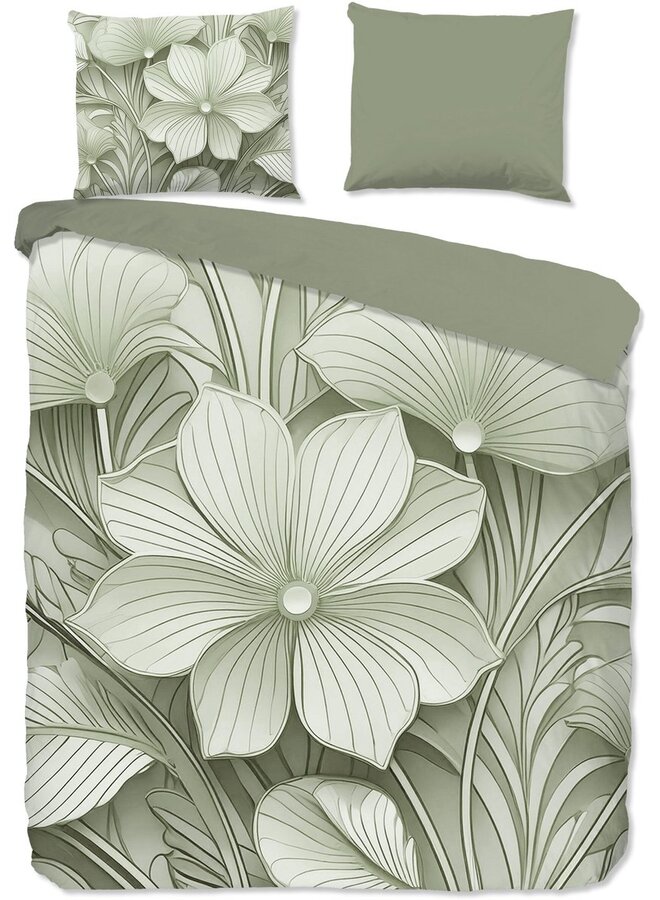 Dekbedovertrek Artdeco Groen - Katoen PLX