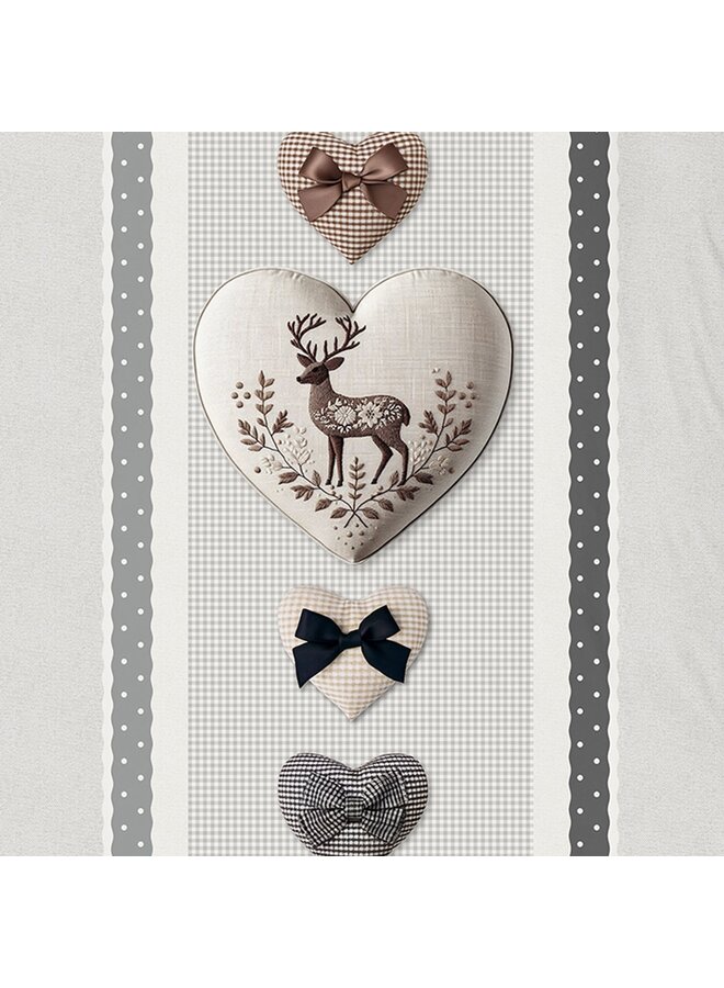 Good Morning Dekbedovertrek Bernet Grijs - Katoen