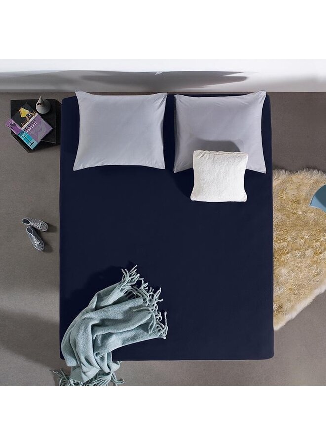 Dreamhouse Hoeslaken Navy Blauw - Jersey