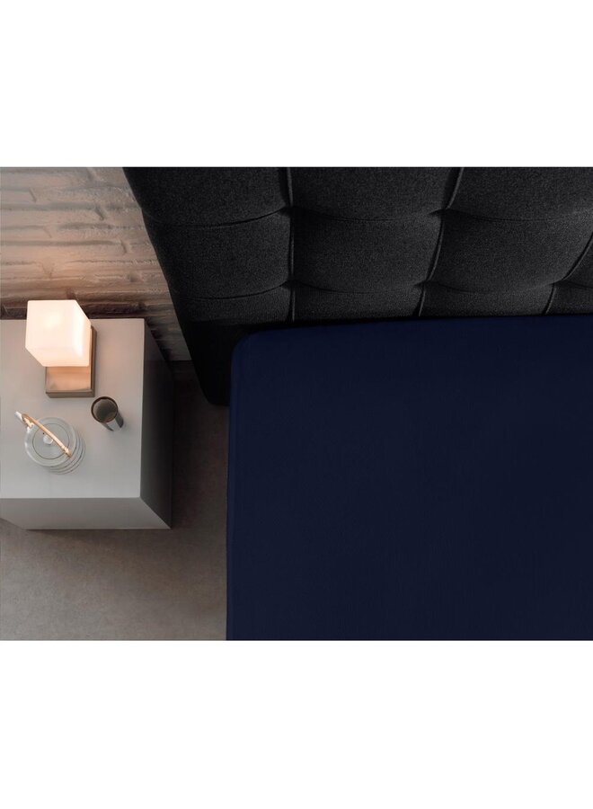 Dreamhouse Hoeslaken Navy Blauw - Jersey