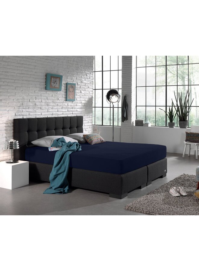 Dreamhouse Hoeslaken Navy Blauw - Jersey