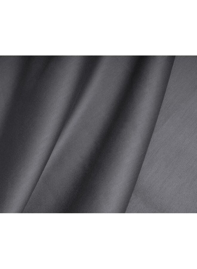 Primaviera Deluxe Hoeslaken Topper Antraciet - Katoensatijn