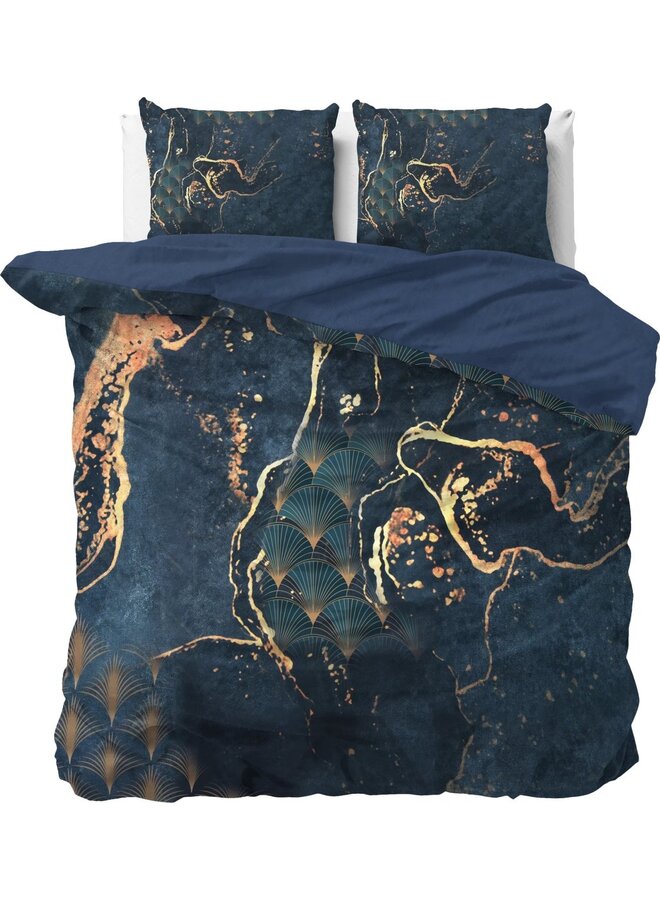 Dekbedovertrek Souk Blauw - Katoen