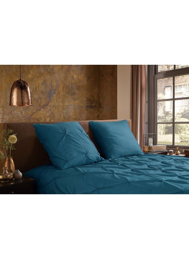 Pure Dekbedovertrek Elegance Petrol - Microvezel