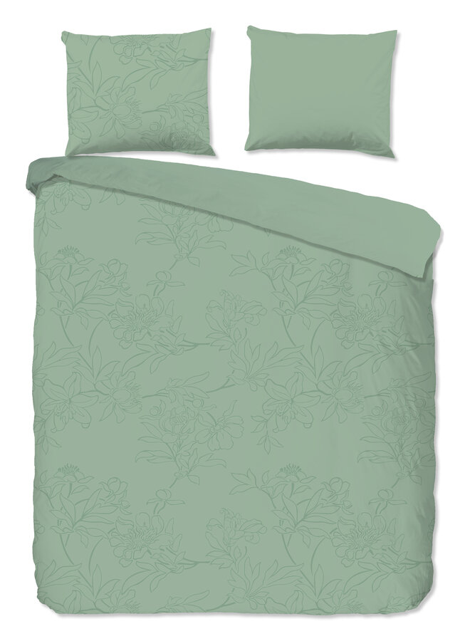 Dekbedovertrek Den Haag Groen - Microvezel PL1