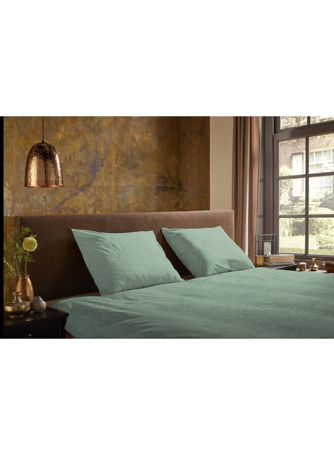 Pure Dekbedovertrek Den Haag Groen - Microvezel