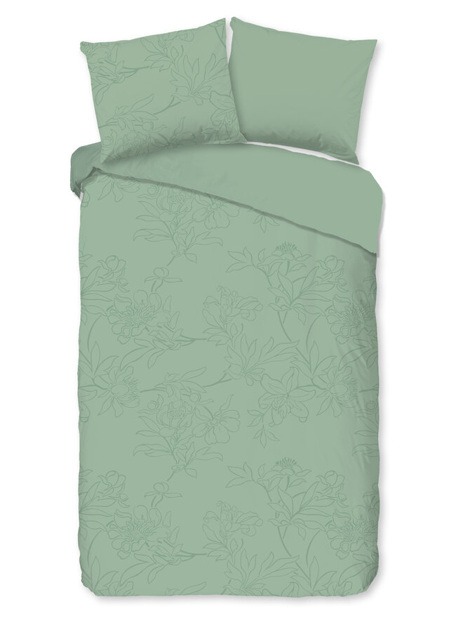 Pure Dekbedovertrek Den Haag Groen - Microvezel