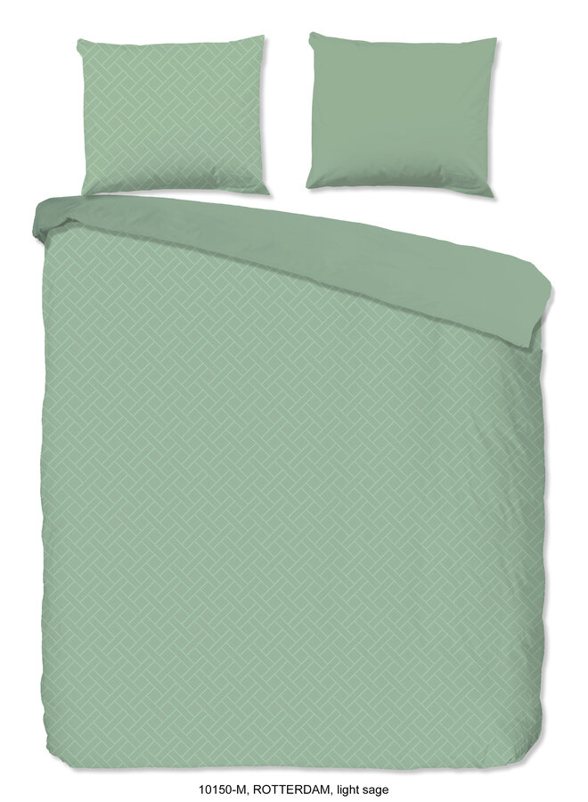 Dekbedovertrek Rotterdam Groen - Microvezel PL1