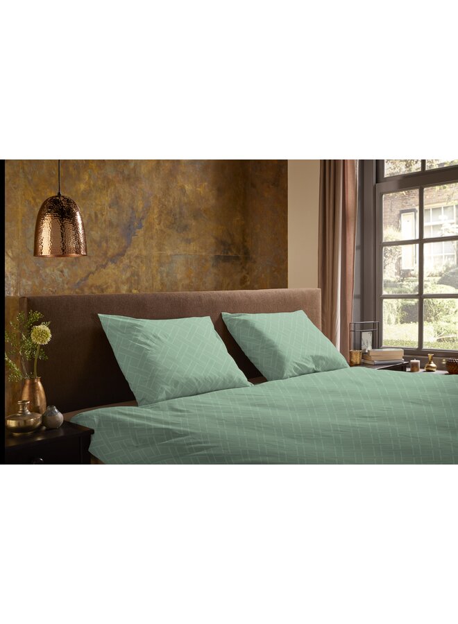 Pure Dekbedovertrek Rotterdam Groen - Microvezel