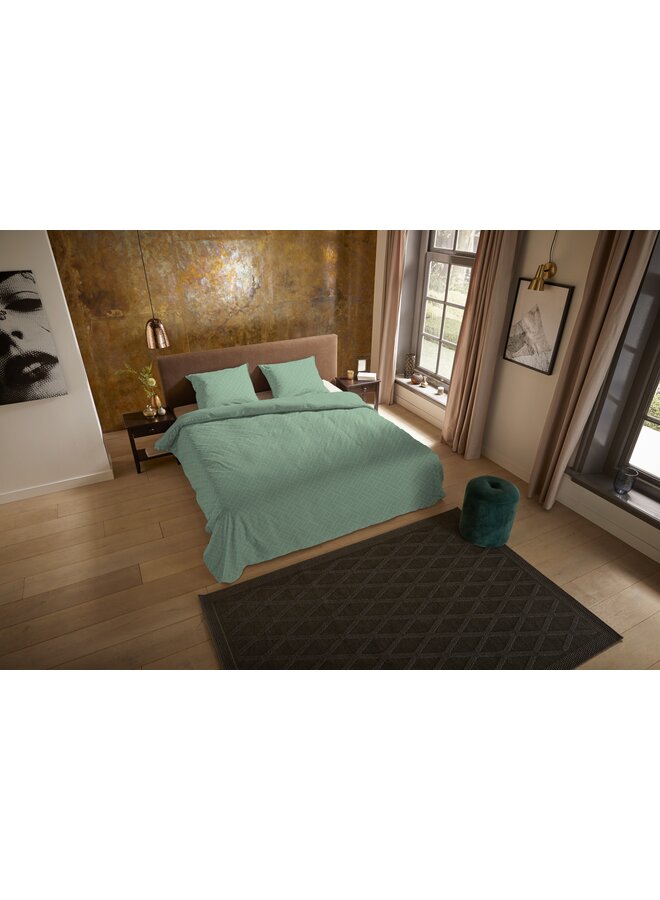 Pure Dekbedovertrek Rotterdam Groen - Microvezel