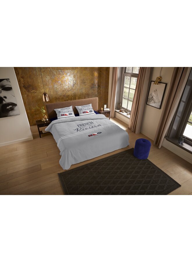 Pure Dekbedovertrek French Grijs - Microvezel